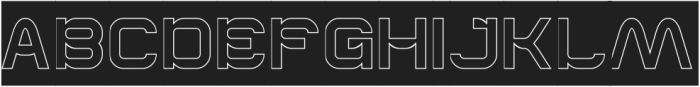 MOMENTUM IS KEY-Hollow-Inverse otf (400) Font UPPERCASE