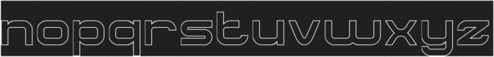 MOMENTUM IS KEY-Hollow-Inverse otf (400) Font LOWERCASE