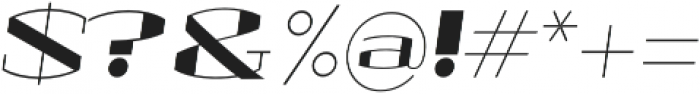 MONA LISA SERIF SemiBold Italic otf (600) Font OTHER CHARS