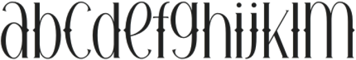 MONALIZED Regular otf (400) Font LOWERCASE