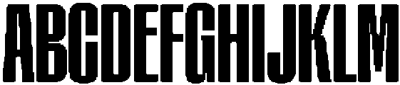 MONARCO Condensed otf (400) Font UPPERCASE