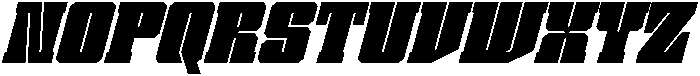 MONAZ Italic otf (400) Font UPPERCASE