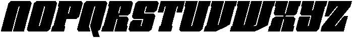 MONAZ Italic otf (400) Font LOWERCASE