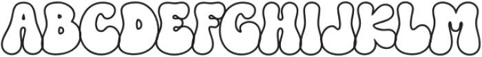 MONLEYOUTLINE-Regular otf (400) Font UPPERCASE