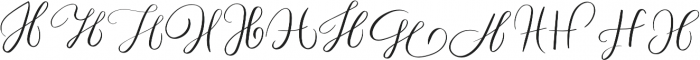 MONOGRAM H otf (400) Font UPPERCASE