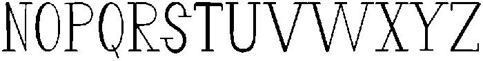 MONOLOGUE Regular otf (400) Font UPPERCASE