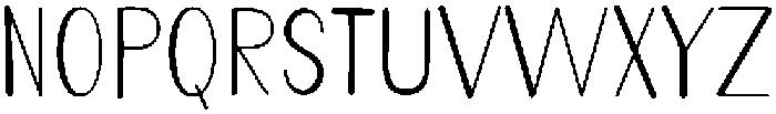 MONOLOGUE Regular otf (400) Font LOWERCASE