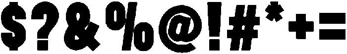 MONSTER Regular otf (400) Font OTHER CHARS