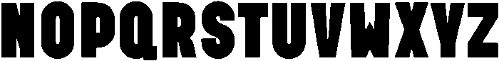 MONSTER Regular otf (400) Font LOWERCASE