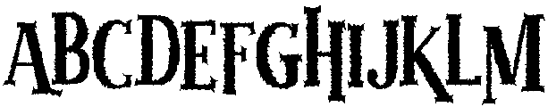 MONSTER otf (400) Font UPPERCASE