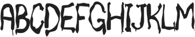 MONSTERIA Regular otf (400) Font UPPERCASE