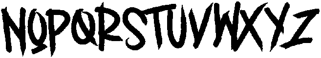 MONSTERS otf (400) Font LOWERCASE