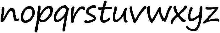 MONTELA Regular otf (400) Font LOWERCASE