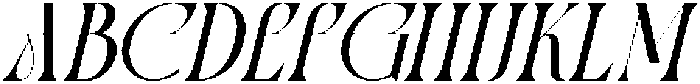 MOONSCYTHE-Slant otf (400) Font UPPERCASE
