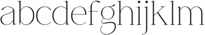 MOORA LIGHT otf (300) Font LOWERCASE