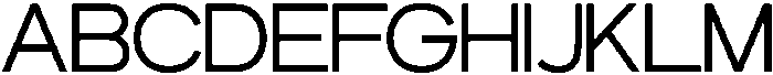 MORSEO Extra Light otf (200) Font UPPERCASE