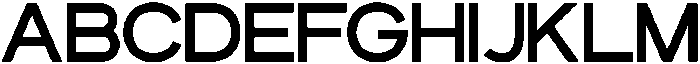 MORSEO Medium otf (500) Font UPPERCASE
