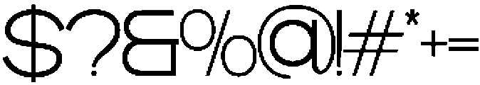 MORSEO Thin otf (100) Font OTHER CHARS