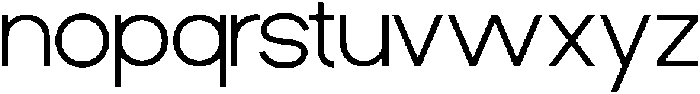 MORSEO Thin otf (100) Font LOWERCASE