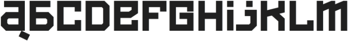 MOSGRAD Regular otf (400) Font LOWERCASE