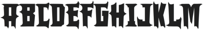 MOSHU Regular otf (400) Font UPPERCASE