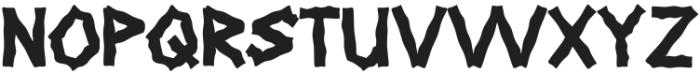 MOURN Regular otf (400) Font UPPERCASE