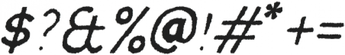 MOVSKATE Slide Italic otf (400) Font OTHER CHARS