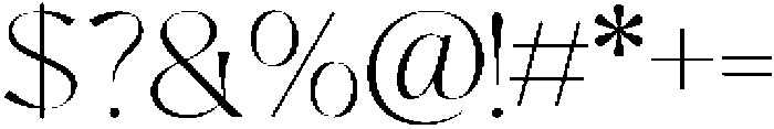 Moarigt otf (400) Font OTHER CHARS