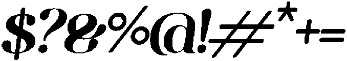 Mobigail Italic otf (400) Font OTHER CHARS