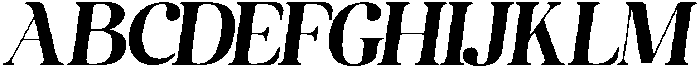 Mobigail Italic otf (400) Font UPPERCASE