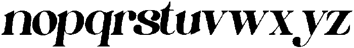 Mobigail Italic otf (400) Font LOWERCASE