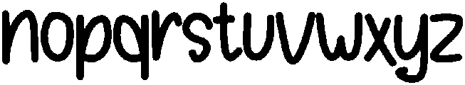 Mobile Regular otf (400) Font LOWERCASE