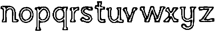 Mobuwo ttf (400) Font LOWERCASE