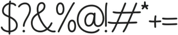 Mocassa-Regular otf (400) Font OTHER CHARS