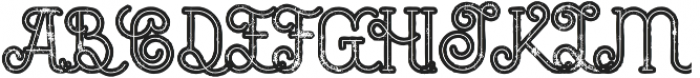 Mocca Inline Bold Grunge otf (700) Font UPPERCASE