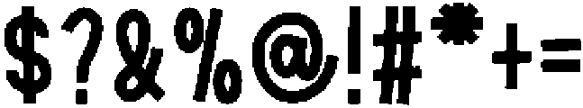 Mocca Regular otf (400) Font OTHER CHARS