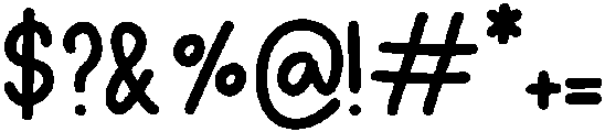 Mocha Regular otf (400) Font OTHER CHARS
