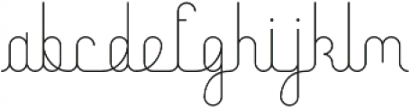 Mocha Script Light otf (300) Font LOWERCASE