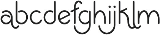 Mochalight Regular otf (300) Font LOWERCASE