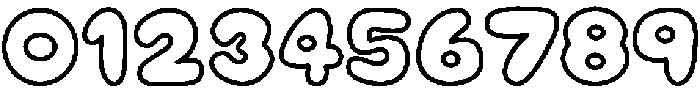Mochi Soda Outline otf (400) Font OTHER CHARS