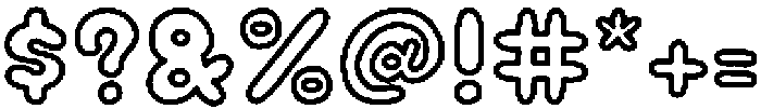 Mochi Soda Outline otf (400) Font OTHER CHARS