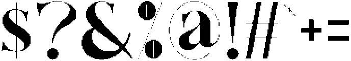 Mochin Regular otf (400) Font OTHER CHARS