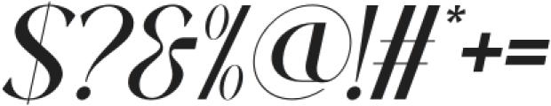 Mochira Medium Italic otf (500) Font OTHER CHARS