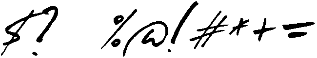 Mocka otf (700) Font OTHER CHARS