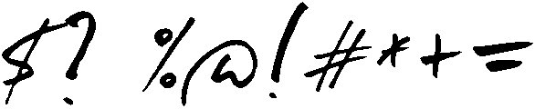 Mocka otf (700) Font OTHER CHARS