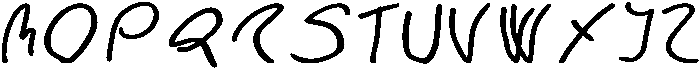 Mocka otf (700) Font UPPERCASE