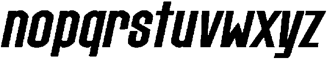 Mockclays Italic otf (400) Font LOWERCASE