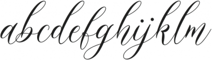 Mockingbird script regular otf (400) Font LOWERCASE