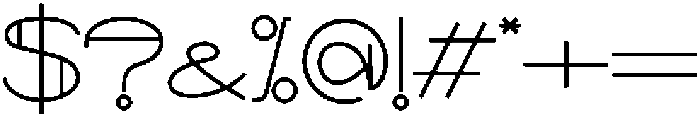 Moctra Display otf (400) Font OTHER CHARS