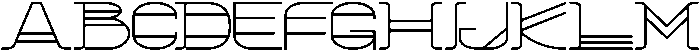 Moctra Display otf (400) Font UPPERCASE